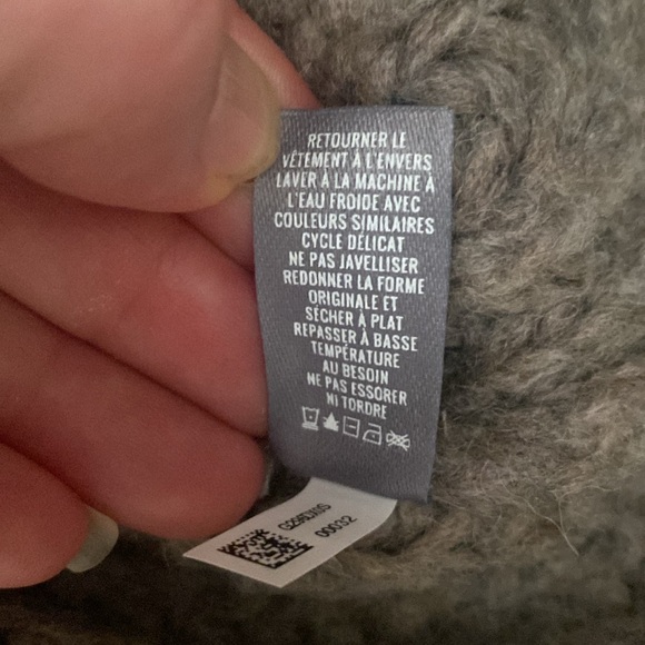 Aerie Chunky Knit Gray Cropped Sweater - Picture 5 of 12